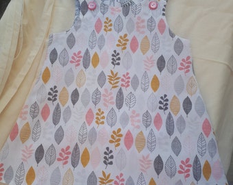 Leaves & animals 3 year old Reversible Dress