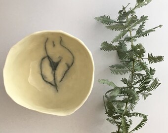 Hand built Porcelain tea cup