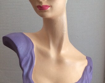 Styrofoam Mannequin Head - Hand Painted