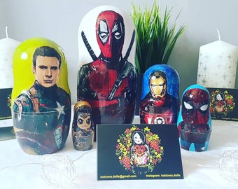 deadpool nesting dolls