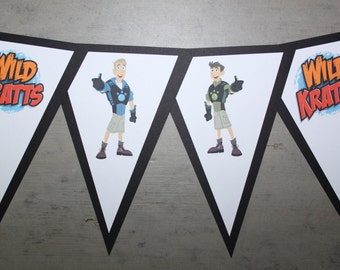 PBS Wild Kratts "HAPPY BIRTHDAY" Banner
