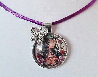 Princess Necklace Princess Jewelry Fairytale Necklace Fairytale Jewelry Children Necklace Princess Pendant Unique Gift For Her Fairy Jewelry
