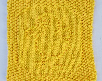 Hand Knitted Cotton Cloth, Hand Knitted Cotton Washcloth, Hand Knitted Cotton Dishcloth,