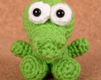 Mini Tik-Tok the Crocodile Crochet Toy Doll