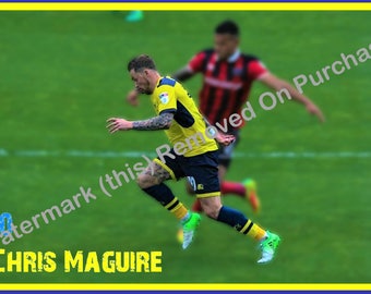 Oxford United Chris Maguire Poster