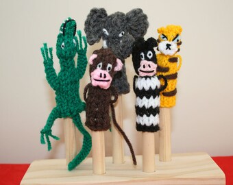 Jungle Animals Finger Puppets