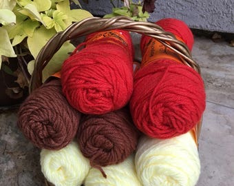 Vintage Vonnel Pioneer hand knitting yarn Acrylic , 4 Ply Worsted Weight – 4 oz skein