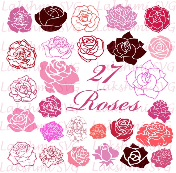 Free Free 100 Rose Flower Svg SVG PNG EPS DXF File