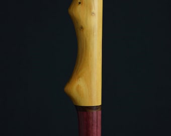 Purple Heart, Coco Bolo and Torrey Pine Walking Stick 52”
