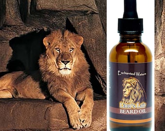 Beard Oil by Lion's Lair - Premium Beard / Mustache Conditioner Grooming Oil - This Premium Oil moisturizes facial hair & skin beneath