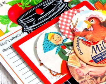 Vintage Farm Paper. Farm Paper. Farm Scrapbook. Vintage Ephemera. Junk Journal Paper. Collage Ephemera. Paper Pack. Embellishment Kit.
