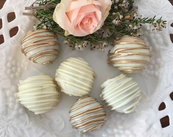 Truffles, Truffle Pops, and Macarons