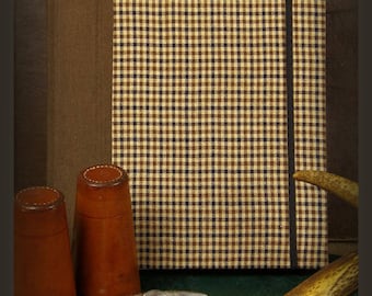 Notebook square very English tweed men's gift