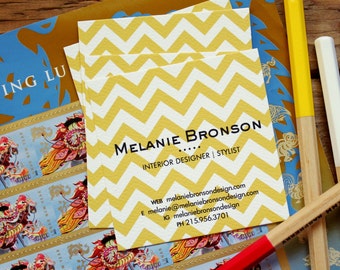Chevron Calling Cards - Set (50)