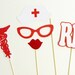 Photo Props 5 pc Nursing Photo Props RN Nursing Graduation Decorations Nursing Gifts Graduation Photo Props Nurse Retirement Decorations