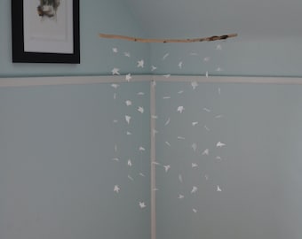 Driftwood Mobile White Made to Order