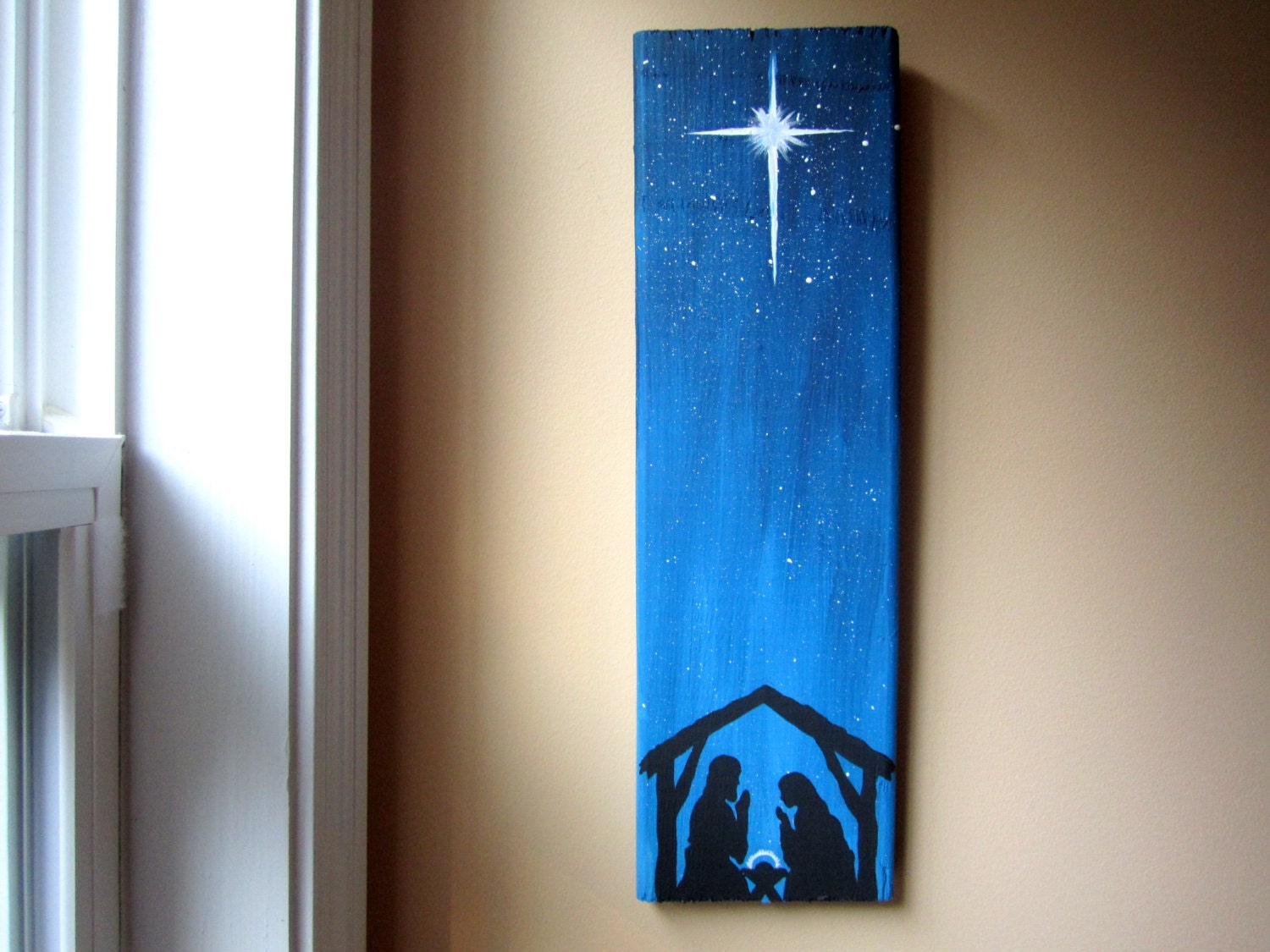 Hand Painted Nativity Scene Christmas Decor Nativity