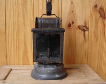 Vintage SNCF Railway Lamp. Old French Railway Lamp.