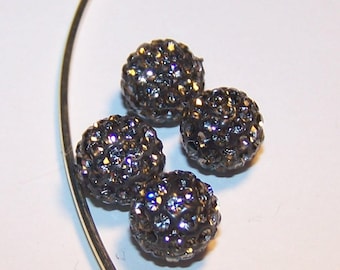 making shamballa 10mm gray pearls