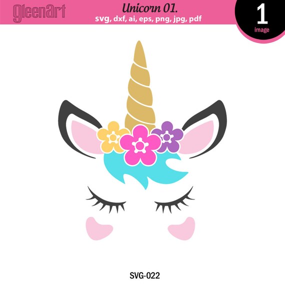 Unicorn svg Unicorn eyelashes Unicorn head svg Unicorn face