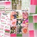 Flowers Planner Sticker Kit, For use with Erin Condren Life Planner, Plum Paper Planner