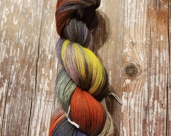 Hand dyed yarn MCN Fine Merino Wool, Cashmere, Nylon