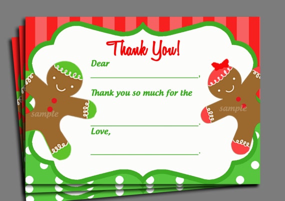 50 off sale christmas thank you note printable instant