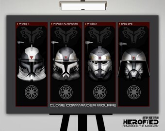 wolffe trooper wolfpack 17x11 coruscant x11