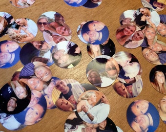 400 Pieces! High Quality Custom Photo Confetti. Custom Photofetti Picture Confetti