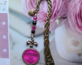 "The best pastry" cabochon bookmarks / gift idea