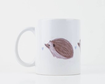 Mothers Day Gift - Hedgehog Mug - Hedgehog Gifts - Hedgehog Lover - Gift for her - Woodland Animals - Valentines Gift - Mothers Day Gift