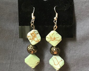 Mint Deco Earrings