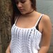CROCHET PATTERN Ventura Lacy BOHO Swing Tank Top/Coverup Instant Download pdf