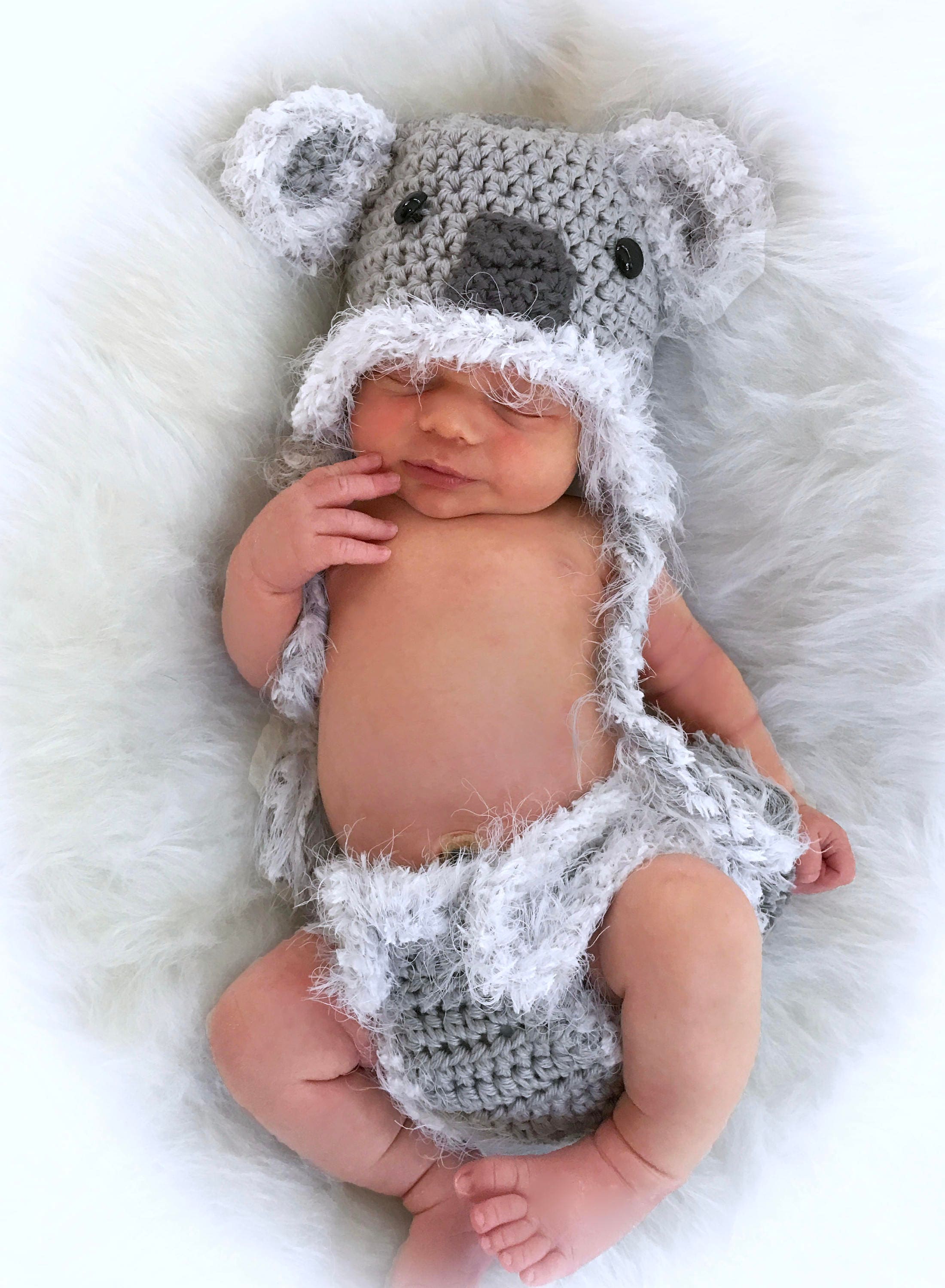 Newborn Photo Prop Pattern Crochet Diaper Cover Pattern