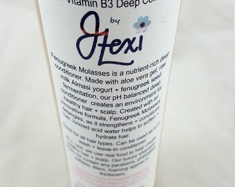 Fenugreek Molasses Protein+Vitamin B3 Deep Conditioner, fengreek conditioner, vitamin b3 conditioner, hair conditioner, protein conditioner