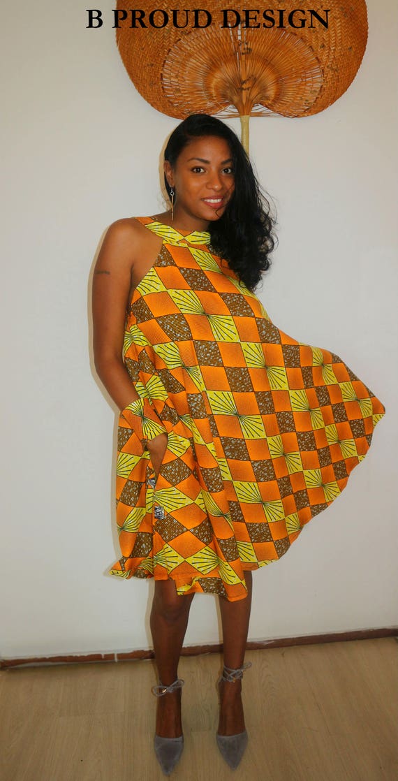 ANKARA MINI DRESS