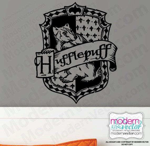 Harry Potter Vinyl Wall Decal Design Decor Hufflepuff House