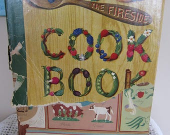 Vintage The Fireside Cook Book by James Beard 1949 First Edition Color Illustrations 1000 Vintage Recipes