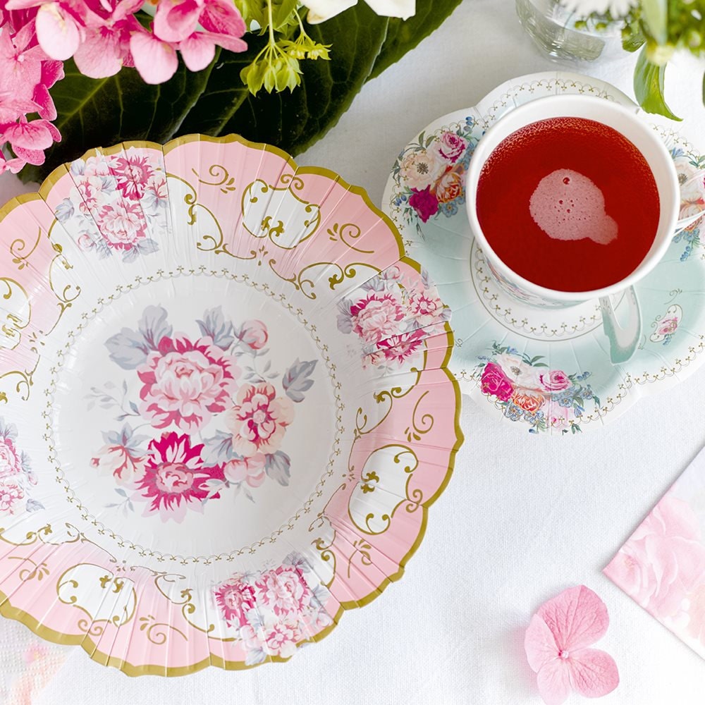 Stunning Vintage Rose Party Plates Ideas - Best Image Engine ... Stunning Vintage Rose Party Plates Ideas - Best Image Engine ...