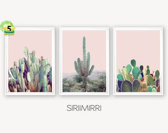 Cactus Print, Cactus Wall Art Decor, Succulent Print, Cactus Poster, Cactus Printable, Cactus Modern Print, Cactus Photography Digital Print