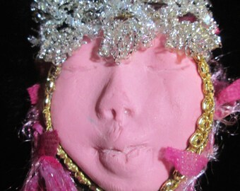 Little Queen Soul Wand Assemblage Art Doll. OOAK