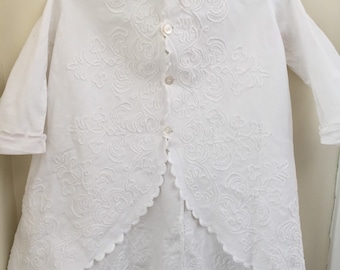 Beautiful 1880s vintage victorian childs frock