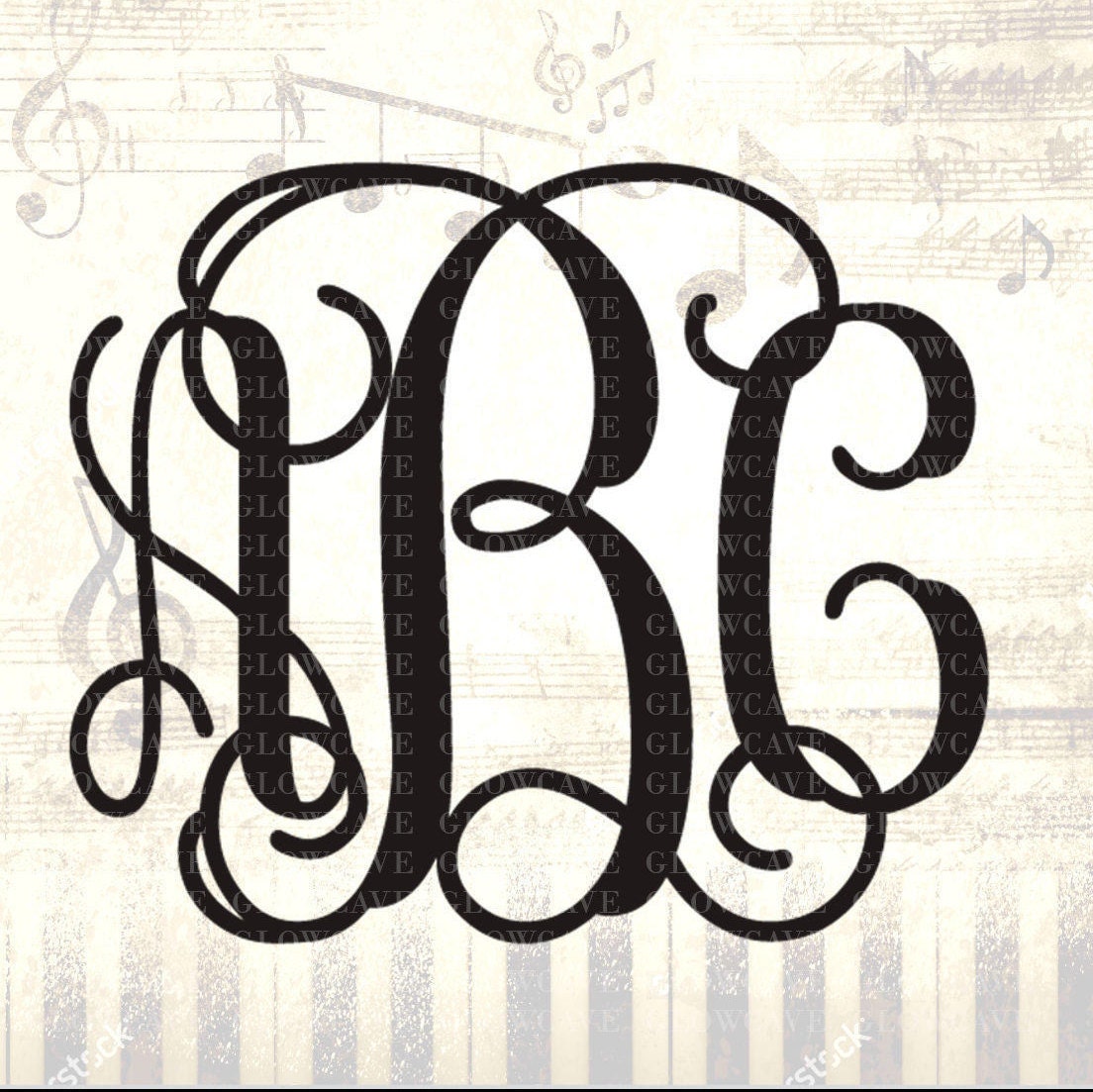 Download Fancy Curl Monogram Font SVG Collection Fancy Curl Monogram