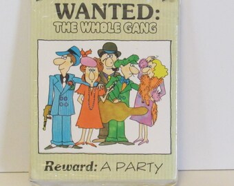 Vintage Hallmark Party Invitations, vintage gangster theme