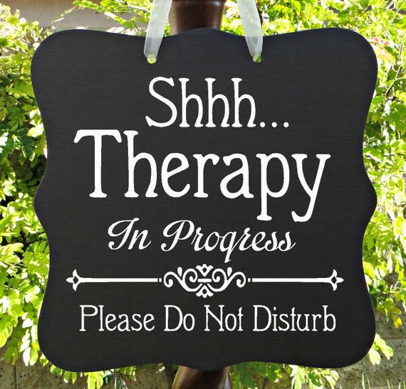 Therapy In Progress Sign, Physical Therapy Sign, Business Sign, Door Sign, Patient, Appointment, Meeting, Do Not Disturb, In Session Sign