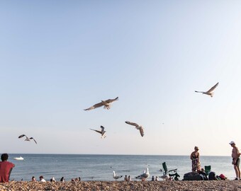 Brighton beach in the summer photographic print