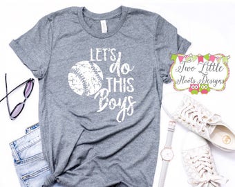 Lets Do This Boys Vintage Design Shirt - Baseball Shirt ~ Baseball Mom Tee ~ Baseball shirts ~ Baseball Mom Shirts ~ Grundage Baseball