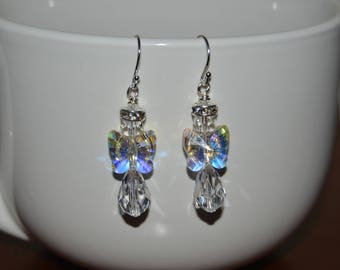 Swarovski Angel Earrings