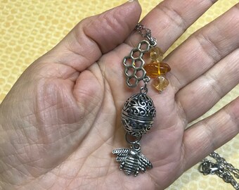 Honey Bee Inspired Diffuser Locket