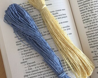 2 - Set Yellow/Blue Paper Twine